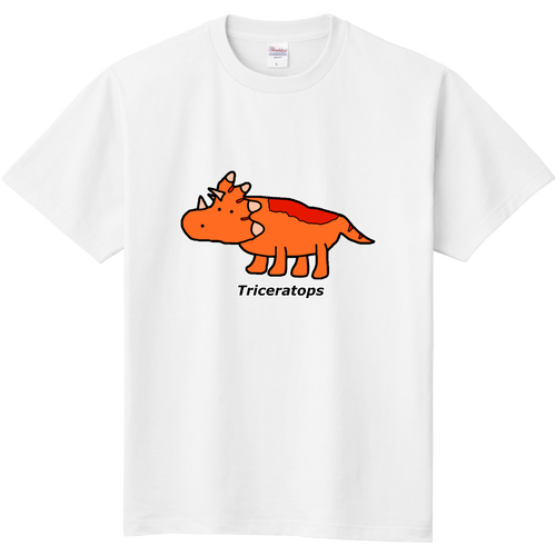 恐竜シリーズ　ゆるトリキッズver キッズＴシャツ