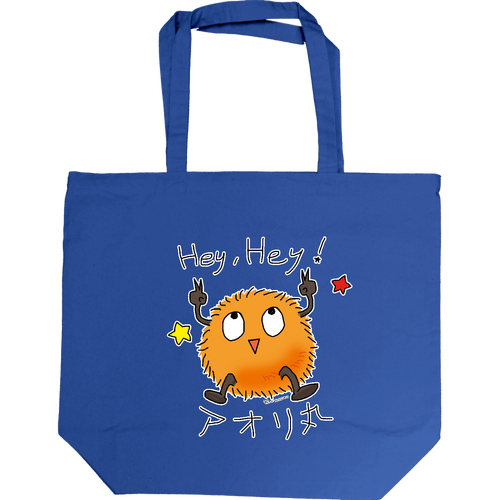 Hey,Hey!アオリ丸 キャンバストート L
