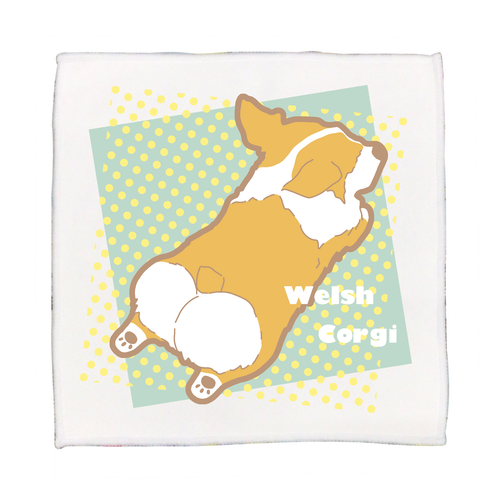 Welsh Corgi ピクチャースタイル ハンドタオル