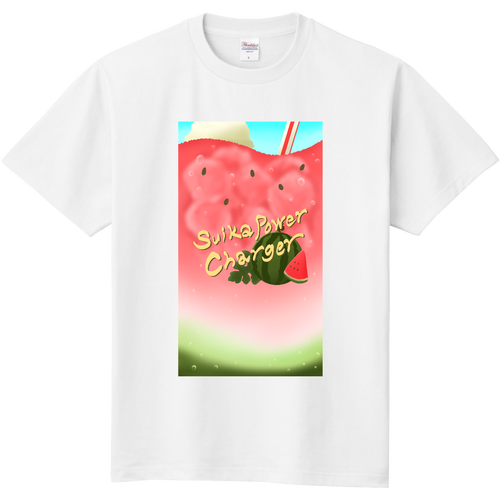 Suika Power Charger (スイカパワーチャージャー) 定番Ｔシャツ