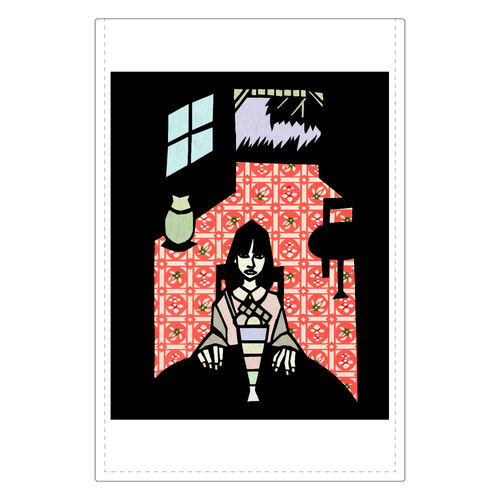 パフェのある風景 ソフトレザーミラー