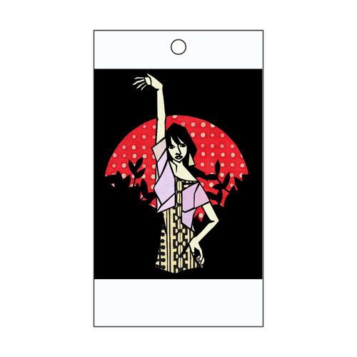 ライジングサン 短冊型アクリルキーホルダー (W40mm H70mm)