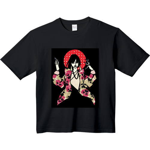 後光 ヘビーウェイト ビッグシルエットTシャツ