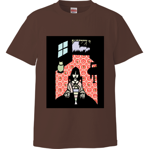 パフェのある風景 ハイクオリティーTシャツ
