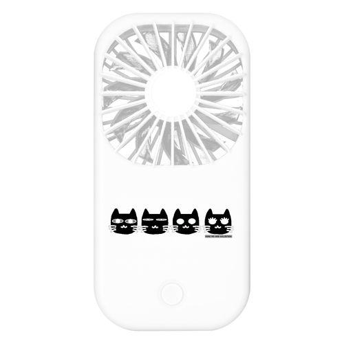 くろくろきょうだいＡ：ねこのひげあつめ。 ポータブルスタンドファン