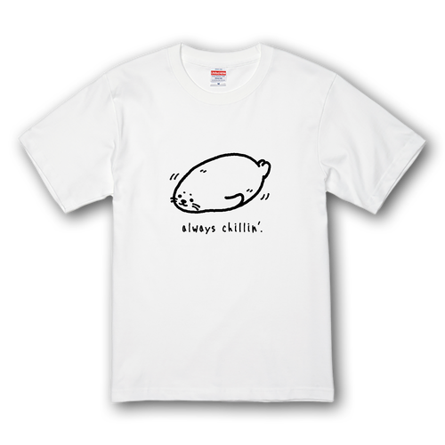 いつでもまったり タテゴトアザラシ pat01 プレミアムTシャツ