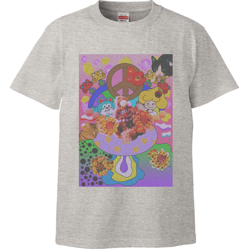 オリジナルイラストプリントグッズ ハイクオリティーTシャツ