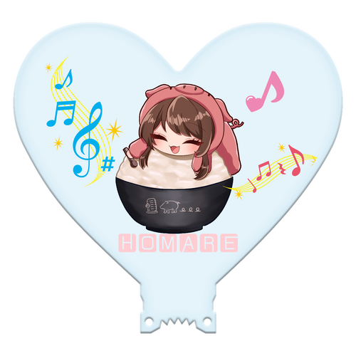 ほむペンラ ハート型アクリルペンライト