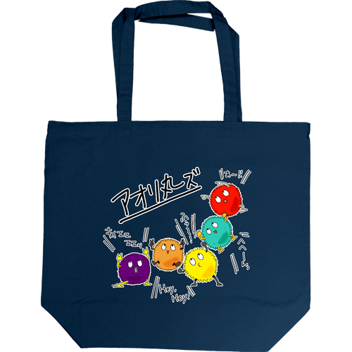 アオリ丸ズ キャンバストート L