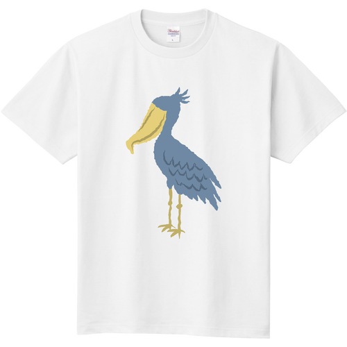 ハシビロコウ_02 定番Ｔシャツ