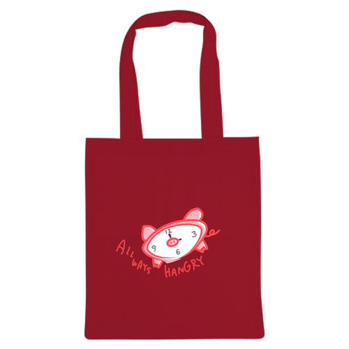 オールウェイズハングリー 厚手コットンバッグ（M) 厚手コットンバッグ（M)