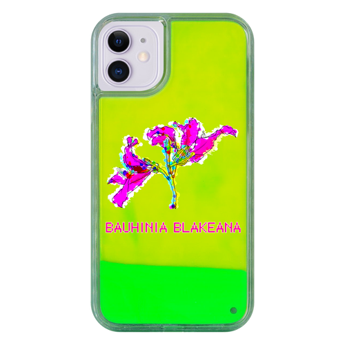 BAUHINIA BLAKEANA iPhone11 ネオンサンドケース
