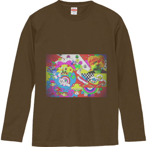 オリジナルイラストプリントグッズ ロングスリーブTシャツ