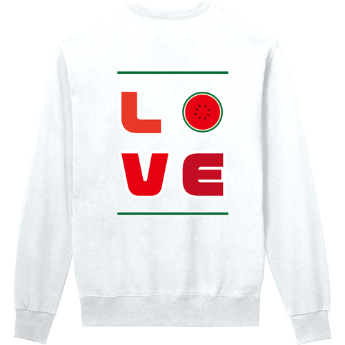すいかLOVE　背面プリント定番スウェット 定番スウェット