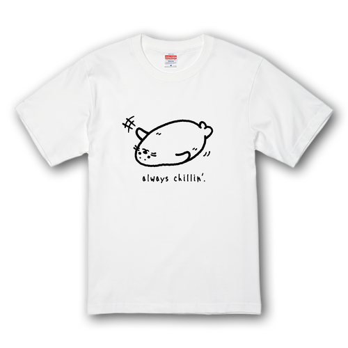 いつでもまったり タテゴトアザラシ pat02 プレミアムTシャツ