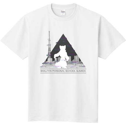 テンシロー シティTシャツ グレー 定番Ｔシャツ