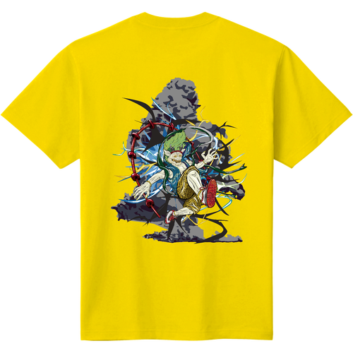 浮世絵シリーズ　踊る雷神 定番Ｔシャツ