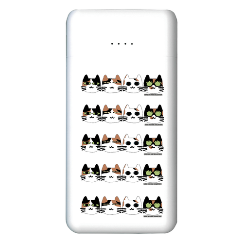 みけみけきょうだいＡ：ねこのひげあつめ。 コンパクトモバイルチャージャー5000
