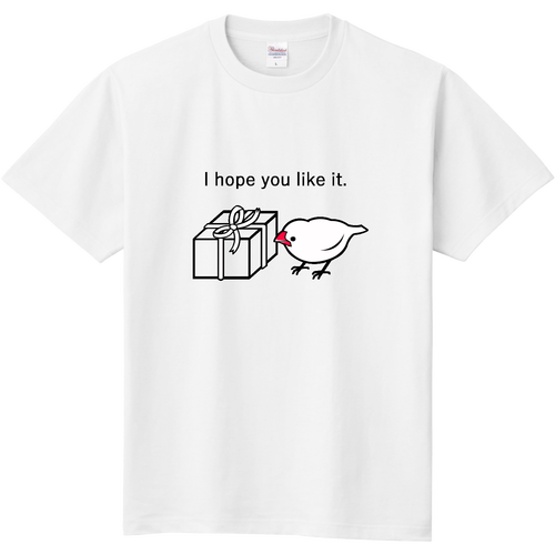 文鳥にプレゼント 定番Ｔシャツ