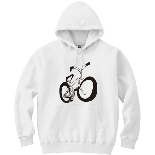 チャリンコ 軽量プルパーカー (長袖プリント)