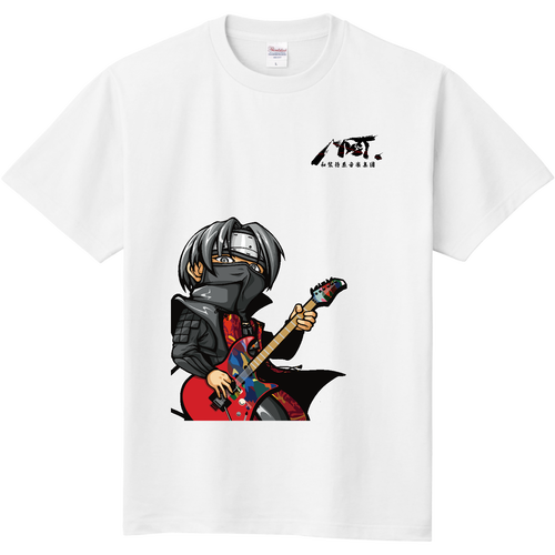 和装侍系音楽集団MYST.デフォルメ米山典昭　Tシャツ 定番Ｔシャツ