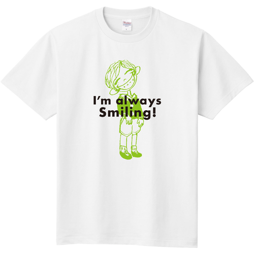 麗星あられ 推しT I'm always Smiling!定番Tシャツの商品購入ページ