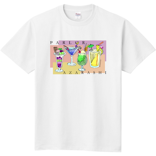 パーラーアザラシ　4色×夕焼け色 定番Ｔシャツ