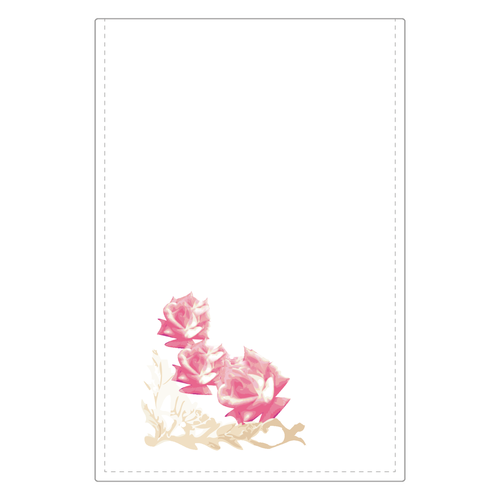 花 ミラー 花 ソフトレザーミラー
