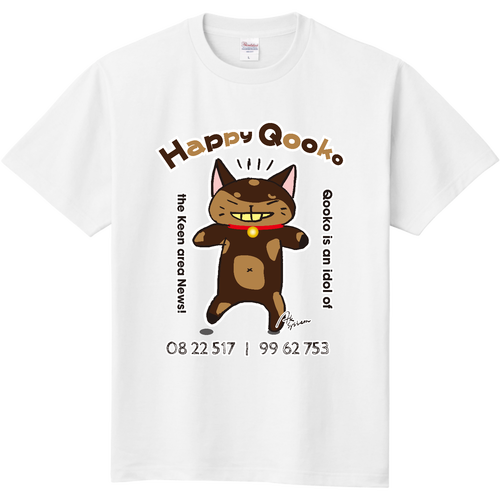 幸せになるクーコTシャツ 定番Ｔシャツ