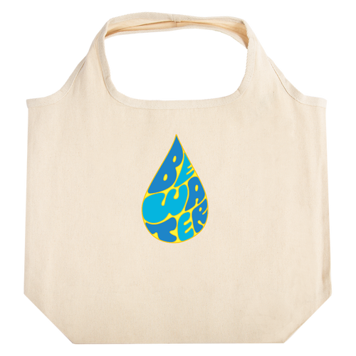 Be Water たためるマルシェ【白プリントあり】