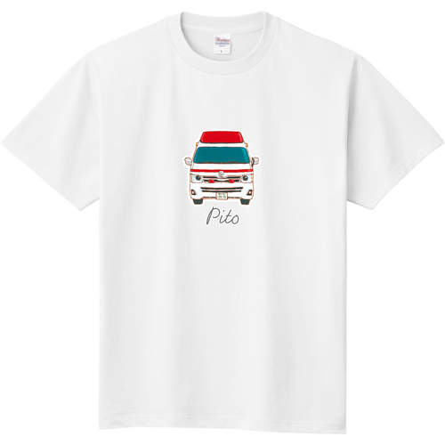 きゅうきゅうしゃのぴーとくんA‐2※キャンペーン用 定番Ｔシャツ