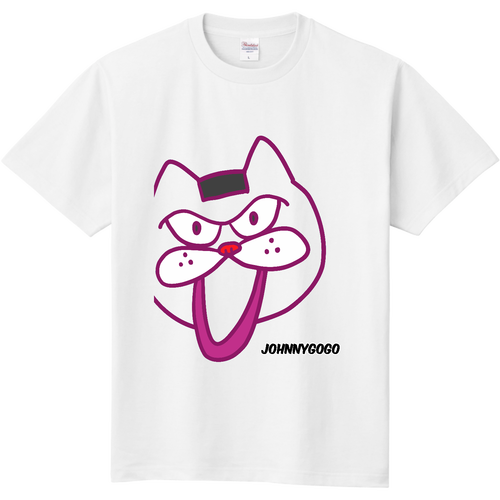 ななめ逆14度のぎゃんネコ 定番Ｔシャツ
