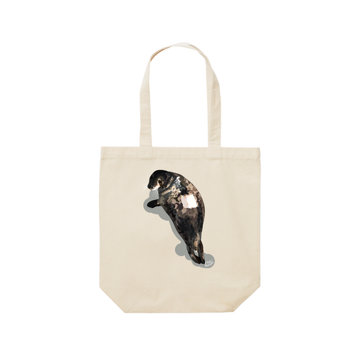 Witje back print レギュラーキャンバストートバッグ(M) (フルカラー転写プリント)