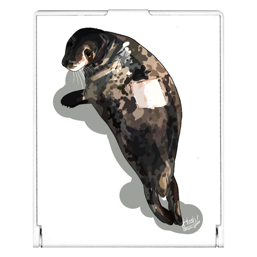 Witje back print スクエアミラー