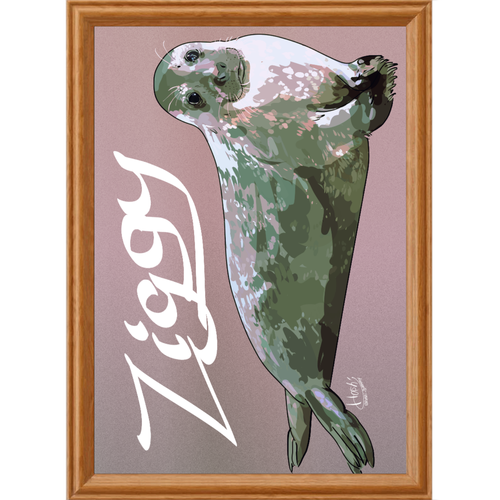 Ziggy like a star アートデザインパネル (A4 キャンバス)