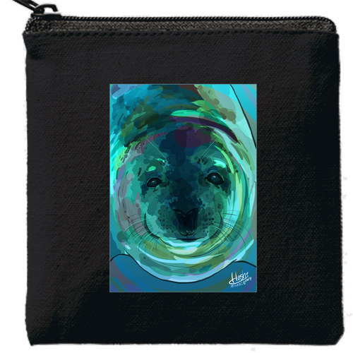 Witje stares at キャンバスポーチ（SS）【白プリント有】