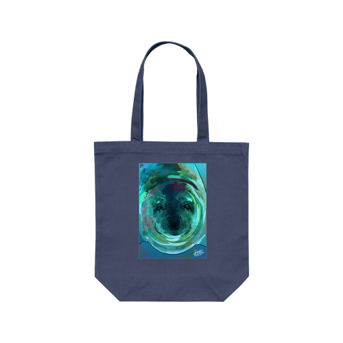 Witje stares at レギュラーキャンバストートバッグ(M) (フルカラー転写プリント)