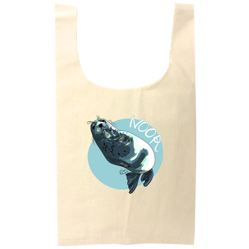 Noor say hello オーガニックコットンマルシェバッグ