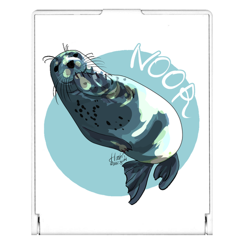 Noor say hello スクエアミラー