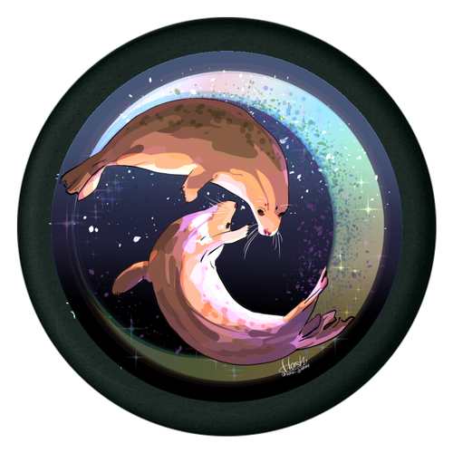 Seals dancing in the moonlit night プチ缶ソフト