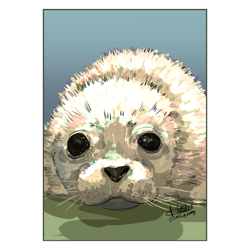 Young eyes looking at you ポスター Ａ２サイズ