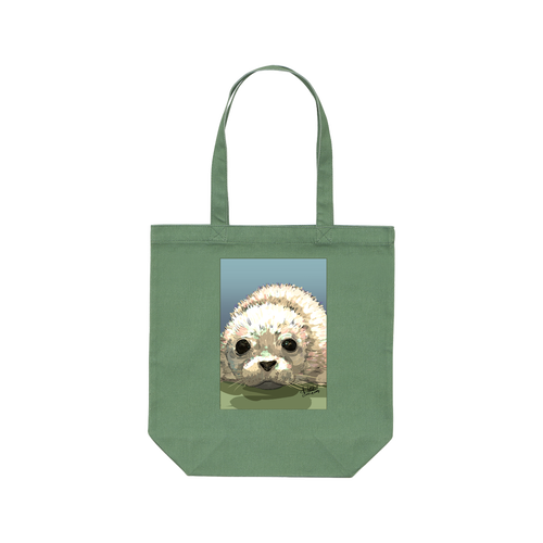 Young eyes looking at you レギュラーキャンバストートバッグ(M) (フルカラー転写プリント)