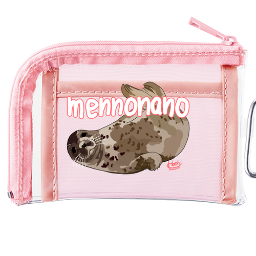 Meno is an idol nano メッシュポケットクリアミニポーチ