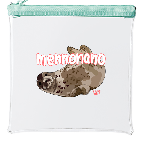 Meno is an idol nano カラーファスナークリアポーチ（S）