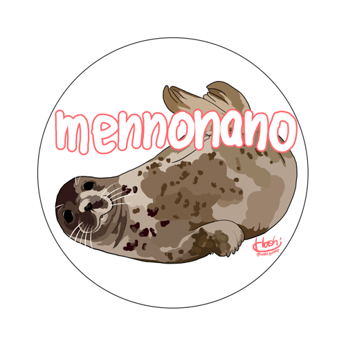 Meno is an idol nano オリジナル缶バッジ白背景（44mm）