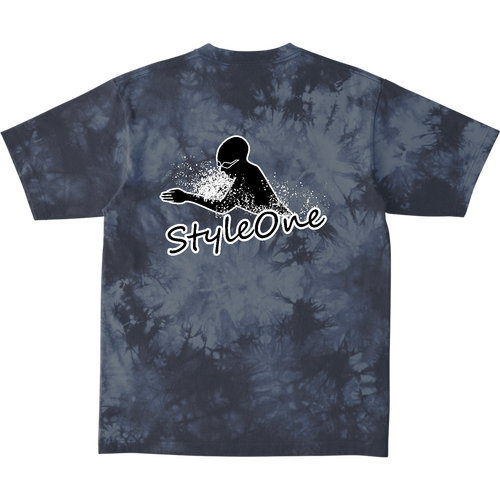 平泳ぎ（StyleOne）背面プリント　 タイダイＴシャツ タイダイＴシャツ