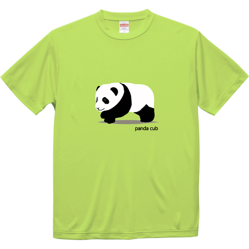 パンダちゃん ドライシルキータッチTシャツ