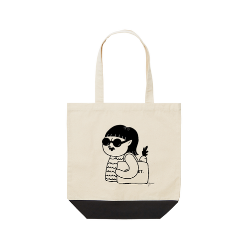 Kaimono Girl レギュラーキャンバストートバッグ(M) (フルカラー転写プリント)