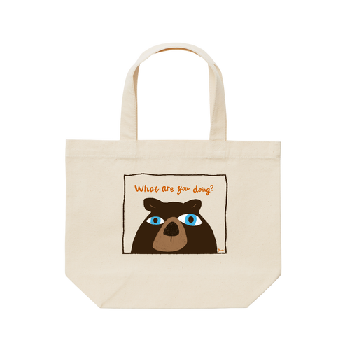What are you doing? レギュラーキャンバストートバッグ(S)(フルカラー転写プリント)