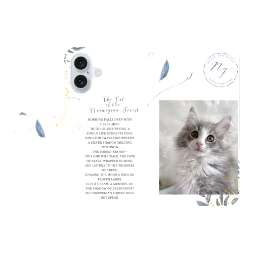 機種、写真、文字の差し替え対応手帳型スマホケース iPhone16 手帳型スマホケース